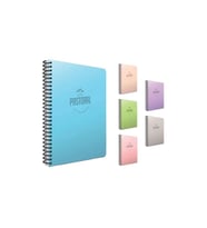 Gıpta Pastoral Spiralli PP Kapak A4 40 Yaprak Çizgili Defter 3-6080000-2011