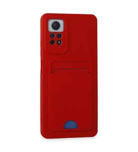 Note 11 Pro Kılıf Kelvin Kartvizitli - Kırmızı