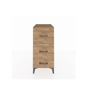 Kronos Komodin 3 Çekmeceli 44x59x96 Çam-Çam
