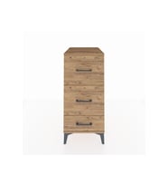 Kronos Komodin 3 Çekmeceli 44x59x96 Çam-Çam
