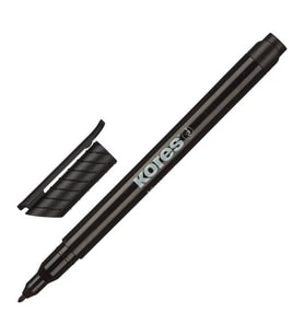 Kores K-Marker Permanent Fine Marka ve Dövme Kalemi M Uç Siyah 