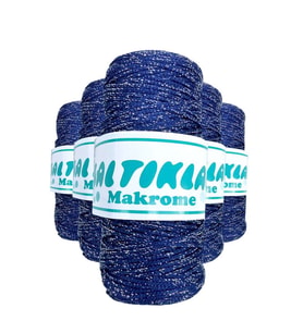 5 Adet Polyester Simli Makrome İpi SG-370