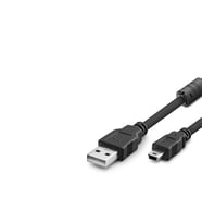 Usb Mini V3/5Pin To Usb Kablo 3 M - Siyah HDX7523