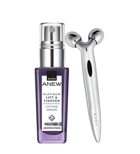 Anew Platinum Lifting ve Sıkılaştırma Etkili Serum ve Masaj Rulosu Paketi
