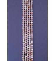 Flower Agate Doğal Taş Dizi 6 mm Küre Kesim