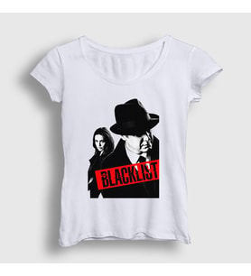 Presmono Kadın Beyaz Team The Blacklist T-Shirt 183879tt