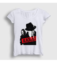 Presmono Kadın Beyaz Team The Blacklist T-Shirt 183879tt