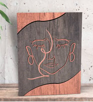 BK Gift Minimalist Art Tasarımlı Dekoratif Mini Kanvas Tablo 15x20cm-4