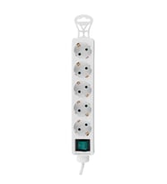 S-LINK SPG-F05 5 Soket Akım Korumalı Priz 1.5Mt Kablo 306 Joule (Beyaz)(1923)