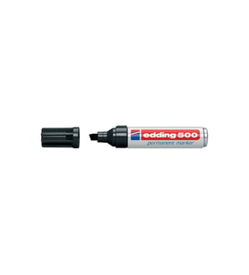 Edding Markör Permanent 2-7 MM Siyah Kesik Uçlu 500