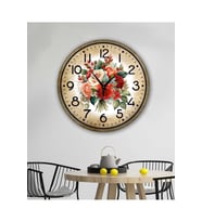 bilge Tasarım Retro Duvar Saati 40 x 40 CM (Karışık)