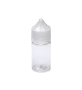 30ml plastik şeffaf gorilla şişe beyaz kapaklı şişe, 12 adet, plastik şişe, likit şişesi, iğne uçlu şişe, sıkıma uygun yumuşak şişe, şeffaf şişe