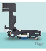 Apple İphone 13 Full Şarj Soketi Filmi FLEX (MAVİ)