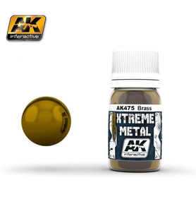 AK 475 30 ml. Pirinç Rengi, Xtreme Metal Serisi Model Boyası