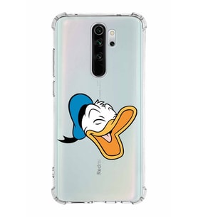 Xiaomi Redmi Note 8 Pro Köşe Korumalı Antişok Kapak Donald Duck Tasarımlı Şeffaf  Kılıf