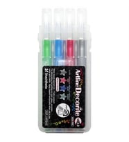 ARTLINE EDFM-3/4PSH3 DECORITE 3.0mm KESİK UÇ MARKER METALİK RENLER 4'LÜ