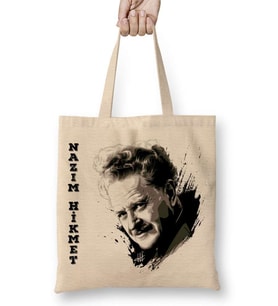 Nazım Hikmet Bez Çanta Uzun Saplı