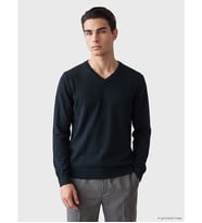 LC WAIKIKI Lacivert V Yaka Erkek Triko Kazak