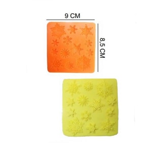 ŞEKER HAMUR KALIBI SİLİKON KAR TANELERİ 9*8,5 CM