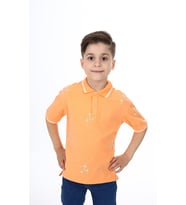 Toontoy Erkek Çocuk Baskılı Tişört (Oranj)
