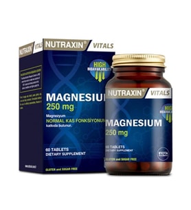 Nutraxin Magnesium 250mg 60 Tablets