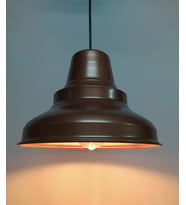 MYLİGHTS   RETRO RUSTİK MAT BAKIR AVİZE SARKIT KONİK (Siyah)