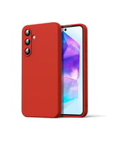 Galaxy A16 5G Kılıf Nano Içi Kadife Silikon - Kırmızı