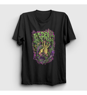 Presmono Unisex Siyah Hands The Devil Wears Prada T-Shirt 423460tt