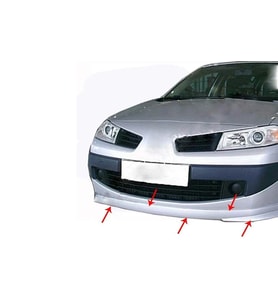 Renault Megane Uyumlu 2 Ön Tampon Altı (Facelift) Fiber 2003-2008