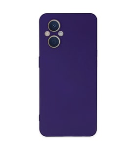 Oppo Reno 7 Lite Kılıf Nano İçi Kadife Silikon - Mor