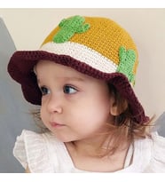 El Örgüsü Çocuk Bucket Şapka Safari Temalı Kaktüs