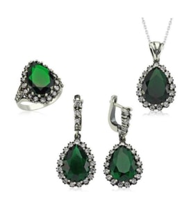 HÜRREM SULTAN 925 AYAR GÜMÜŞ SET