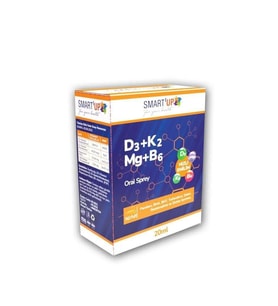 Smartup D3 K2 Mg B6 Oral Sprey 20 Ml
