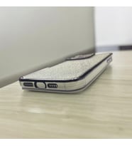 İPHONE 13 Pro Max Şeffaf Desenli Kaliteli Silikon Telefon Kılıfı (Siyah)