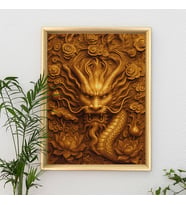 Ezgoola / Feng Shui Tablo  / İşyeri Tablo / İşyeri Hediye / Ev Hediye / Ev Dekoru / Poster / Özel Tasarım Hediye (Beyaz)