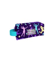 Coral High Kids Mor Voleybol Desenli Kalem Çantası 22076