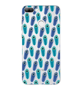 PrintiFy Huawei Honor 9 Lite ile Uyumlu 1mm Slim Fit Nazar Boncuğu 4 Baskılı Şeffaf  Kılıf