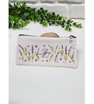 Kişiye Özel İsme Özel Bez Kalemlik Lavanta Konseptli Mini Organizer