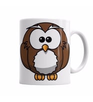 Owl Kupa Bardak Porselen
