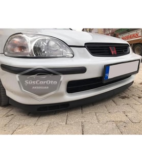 Honda Civic İES EK EJ 1996-2000 Uyumlu Laguna Lip Esnek Ön Lip 2 Parça Tampon Altı Karlık Ön Ek