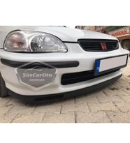 Honda Civic İES EK EJ 1996-2000 Uyumlu Laguna Lip Esnek Ön Lip 2 Parça Tampon Altı Karlık Ön Ek