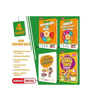 Kırmızı Beyaz Yayınları 4. Sınıf Pekiştirme Seti 4 Kitap