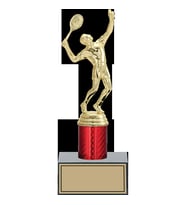 ODAK KUPA - Figürlü Kupalar - Tenis Erkek Figürlü Kupalar FG-004 C - 22 cm