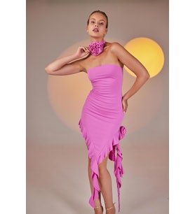 Markano Rosanna Elbise Pembe