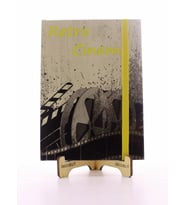 Lastikli Çizgisiz Sert Kapak Retro Cinema Defter