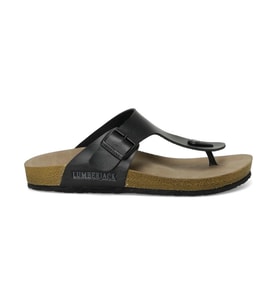 LUMBERJACK BİTE PARMAK ARASI SİYAH ANATOMİK PARMAK ARASI CASUAL TERLİK