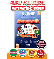 4.Sınıf Matematik 2.Dönem - Etkinlikli Çalışma ve Soru Bankası Kitabı