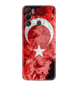 Tecno Pova Neo Kılıf Resimli Desenli Baskılı Silikon Şanlı Türk Bayrağı 3 1395