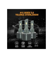 VrPro H15 Led Xenon Far Ampulü Csp Çip 15000lümen ZENON
