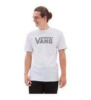 Vans Checkered Vans-B Erkek T-shirt (Beyaz)